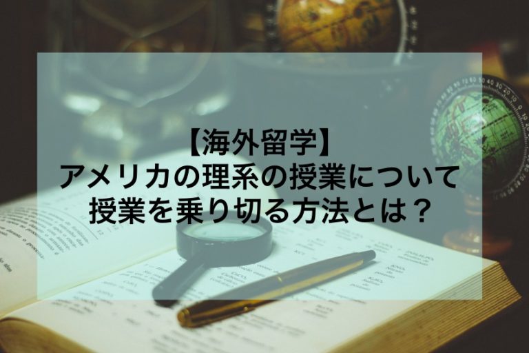 海外留学 アメリカの理系の授業 頭でっかち理系留学生 Com